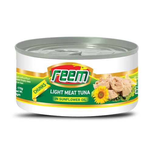 REEM LIGHT MEAT TUNA CHUNKS 170G